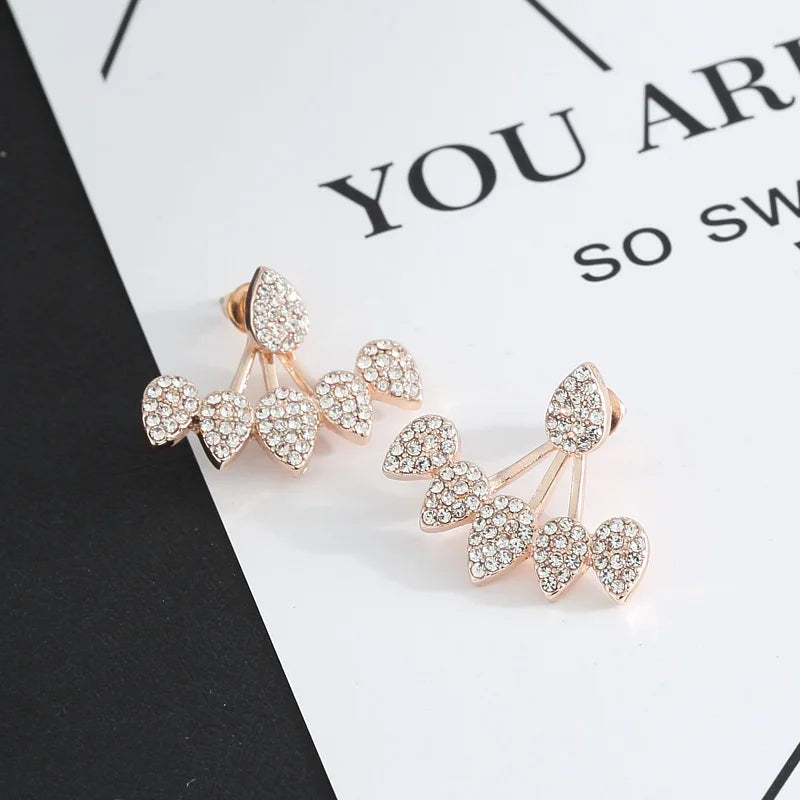 Korean Sweet Small Daisy Stud Earring For Women Zircon Flower Girls Fashion Earrings Trend Party Jewelry Gift