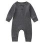 Infant Baby Boy And Girl clothes One-Piece Knitted Solid Long Sleeve Romper Jumpsuit In Classic Deisgn