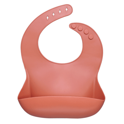 Silicon Breastplate Baby Bib Waterproof Solid Infant Bandana Bibs Newborn Feeding Burp Cloth Bib For Kids