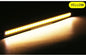 4x Universal Vehicle LED Strip 17CM COB Car DRL Daytime Running Light | Waterproof 12V Styling Bar