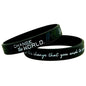 Silicone Wristband Rubber Motivation Bracelet Perfect Gift For Men Unique Jewelry Cool Style