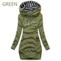 Autumn and Winter Women Dresses Long Sleeve Hoodie Dress for Women Pullover Hooded Dresses