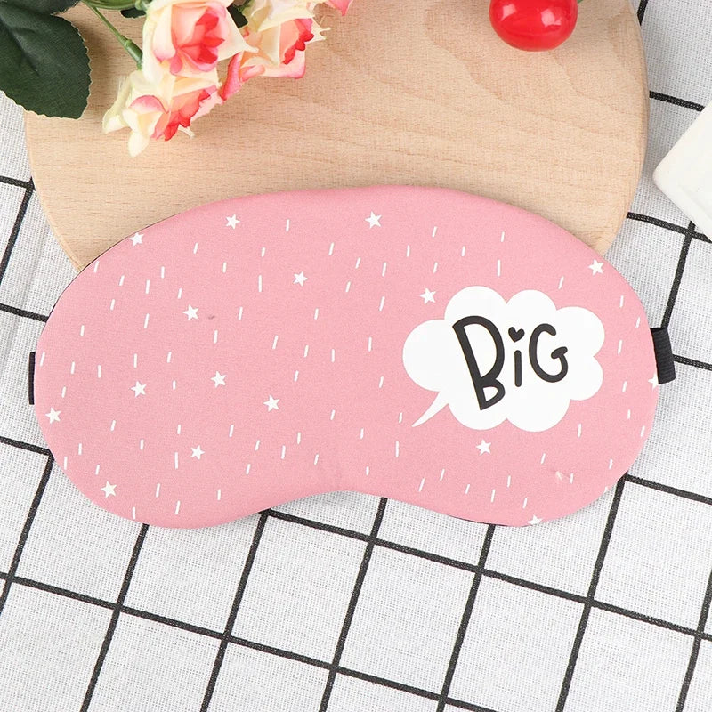 Sleep Mask Eye Cover | Cartoon Travel Sleep Aid