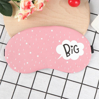 Sleep Mask Eye Cover | Cartoon Travel Sleep Aid