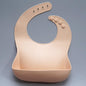 Newborns Solid Silicone Baby Feeding Bibs Burp Cloths Fashionable Breastplate Baby Stuff For Kids