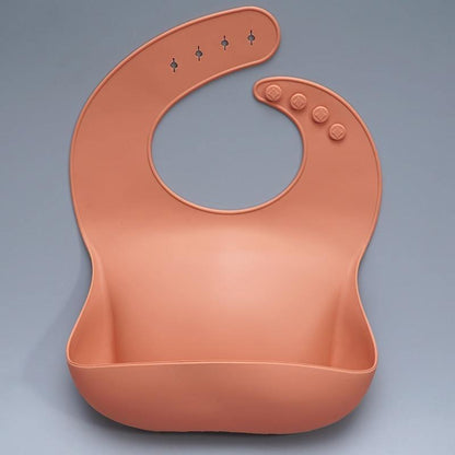 Newborns Solid Silicone Baby Feeding Bibs Burp Cloths Fashionable Breastplate Baby Stuff For Kids