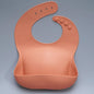 Newborns Solid Silicone Baby Feeding Bibs Burp Cloths Fashionable Breastplate Baby Stuff For Kids