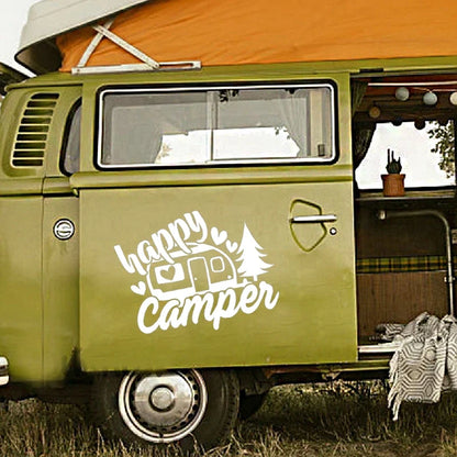 Camp Life Vinyl Decal Bundle | Camper Door Window Sticker for Laptop Water Bottle