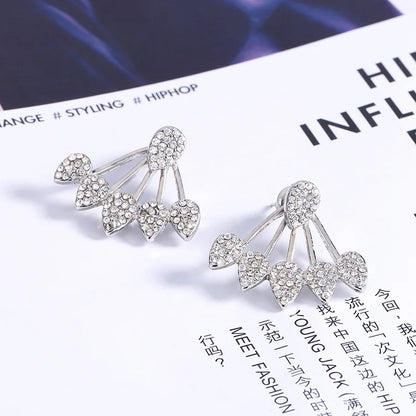 Korean Sweet Small Daisy Stud Earring For Women Zircon Flower Girls Fashion Earrings Trend Party Jewelry Gift