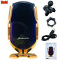 Automatic Luxury Modern Car Wireless Charger Infrared Induction Wireless Charger For Phones Sliver/Gold