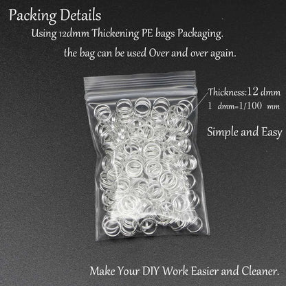 50-200pcs/lot Open Jump Rings 4 6 8 10 12 mm Double Loops Split Rings Necklace Bracelet Connectors For DIY Jewelry Making