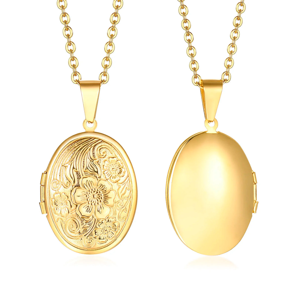 Heart Photo Locket Necklace for Women | Openable Stainless Steel Promise Jewelry