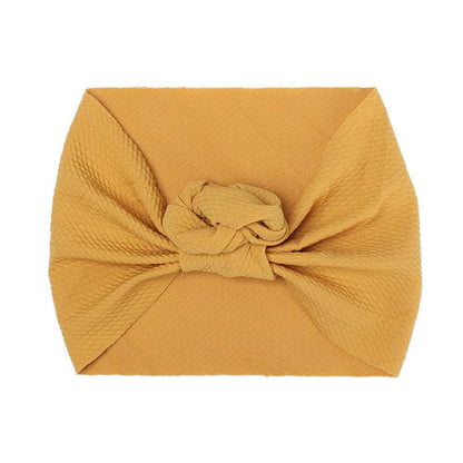 Baby Bow Hairband Elastic Headband Cute 3D Flower Stretch Turban Flower Head Wrap Princess Hair Accessories Bow For Baby