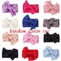 Elastic Candy Solid Color Head Wrap Newborn Head bands Bowknot Bows for Baby Girl Hair Accessories