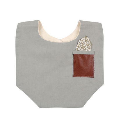 Floral Vintage Newborn Double Side Bibs Boys Girls Waterproof Linen Cotton Saliva Towel