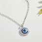 Turkish Evil Eye Pendant Choker Necklace Lucky Blue Evil Eyes Clavicle Chain Necklace