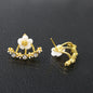 Korean Sweet Small Daisy Stud Earring For Women Zircon Flower Girls Fashion Earrings Trend Party Jewelry Gift