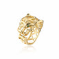 Fashion Full CZ Inlaid Animal Ring Opening Personality Unisex Ring Party Jewelry Gift Dropshipping