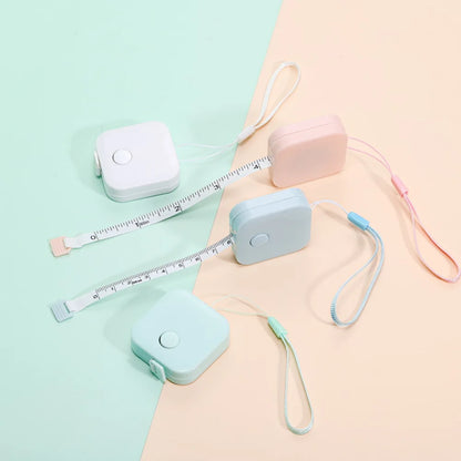 1Pcs 150cm/60inch Portable Tape Measures Macaron Ruler Children Height Ruler Centimeter Roll Tape For DIY Jewelry Crafts Tools