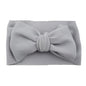 Big Bow Knot Solid Elastic Hairband Headband Stretch Turban Head Wrap Headwear