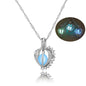 Glow in The Dark Locket necklace For Women Gun skull Heart mermaid Cross tortoise Glowing beads cage pendant Fashion Jewelry