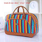 Women Travel Bags PU Leather Large Capacity Waterproof Print Luggage Duffle Bag