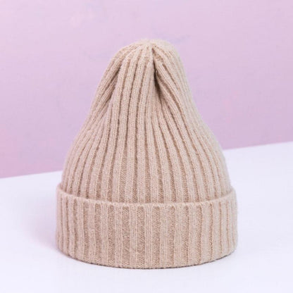 Winter Warm Baby Hat Fur Pompom Knitted Baby Hat Cap Infant Toddler Kids Hat Beanie In Modern Designer Style