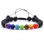 8MM Natural Stone Beaded Chain bracelets For Women Men Couple Lava Rock Healing Balance Beads Reiki Buddha Chakra Bangle Jewelry