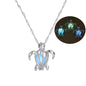 Glow in The Dark Locket necklace For Women Gun skull Heart mermaid Cross tortoise Glowing beads cage pendant Fashion Jewelry