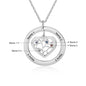 Tree of Life Name Necklace with Birthstone Name Engraved Pendant Family