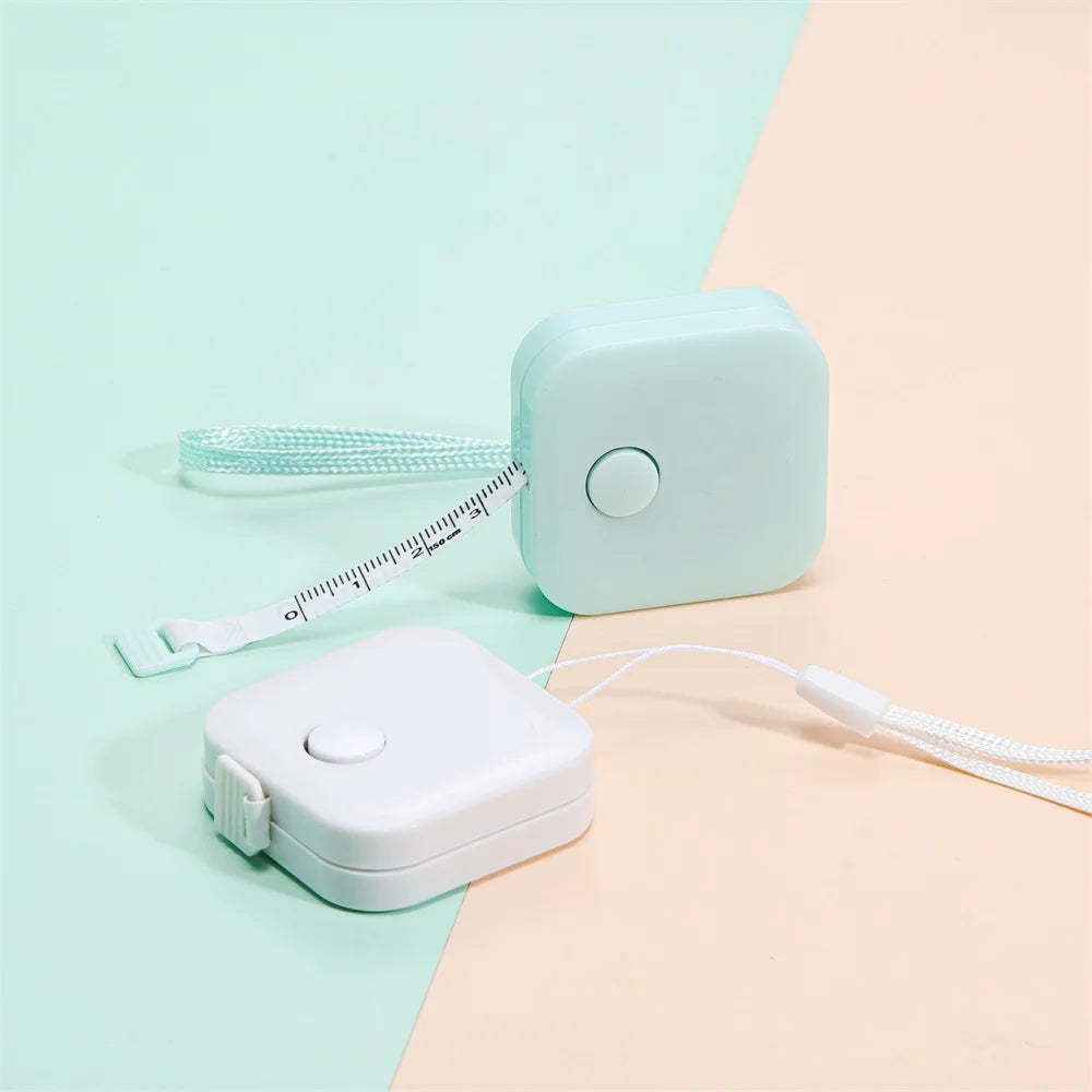 1Pcs 150cm/60inch Portable Tape Measures Macaron Ruler Children Height Ruler Centimeter Roll Tape For DIY Jewelry Crafts Tools