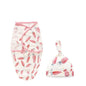 Baby Swaddle Blanket With Cap For Newborn Wrap Cotton Swaddling Bag Baby Envelope Sleep sack  Blanket .