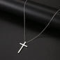 Stainless Steel Necklaces Classic Cross Jesus Fashion Large Style Man Chain Necklace For Women Jewelry Collar Pendant Gifts NEW