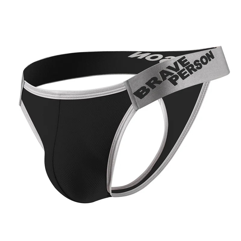 BRAVE PERSON Men Thongs Breathable Underwear