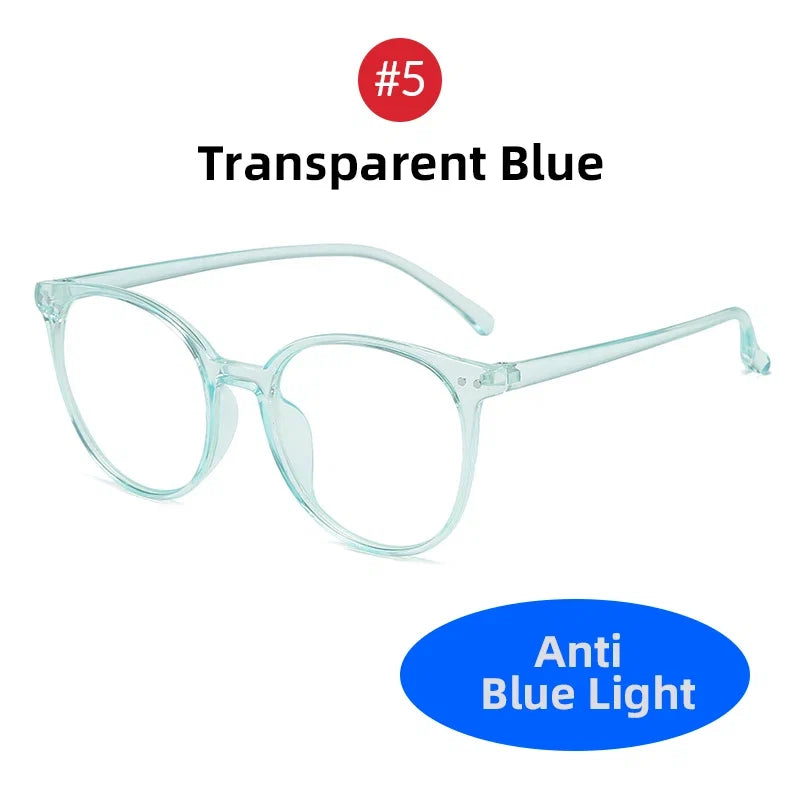 VIVIBEE Blue Light Blocking Glasses | Oversized Round Computer Eyewear for Women and Men