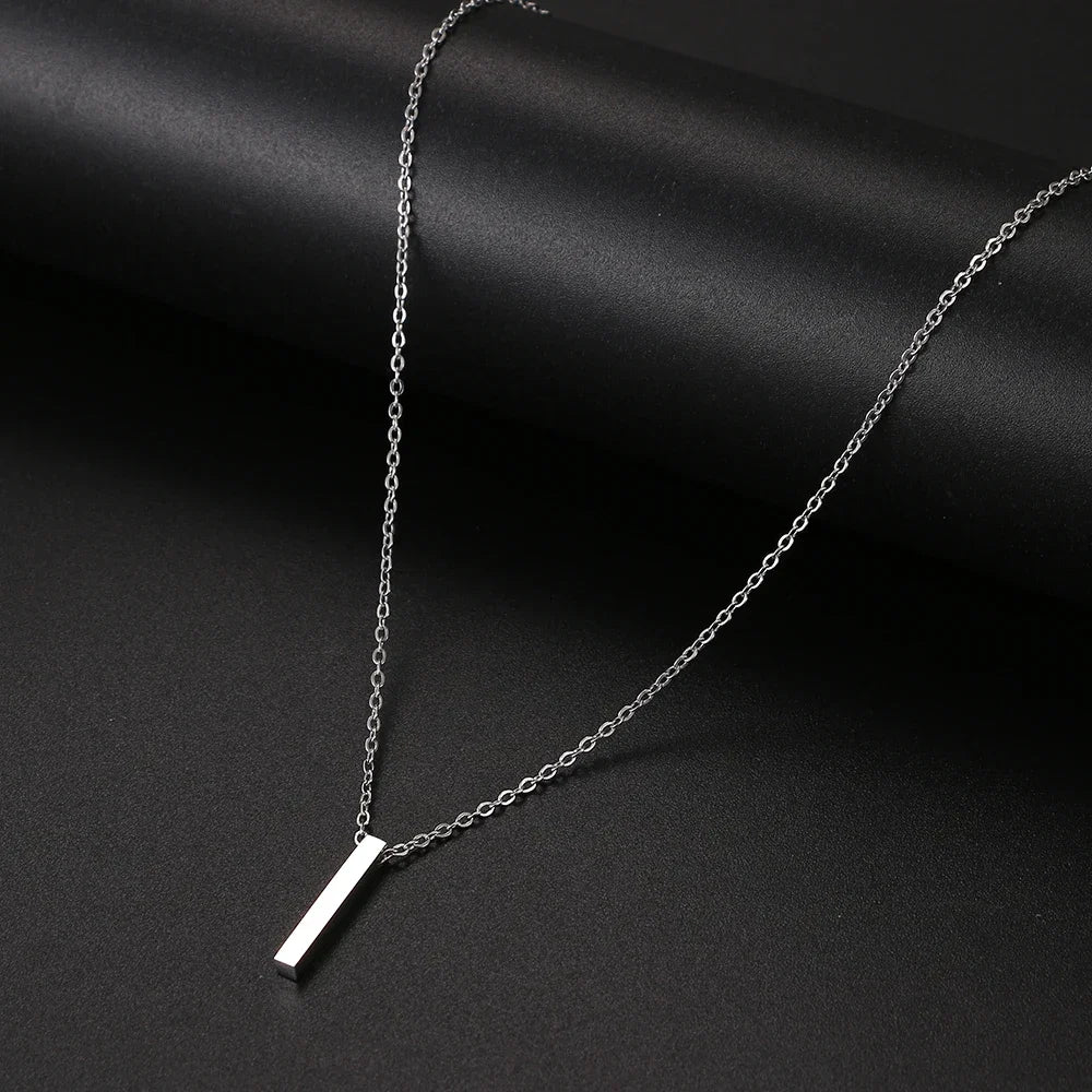 Stainless Steel Necklaces Minimalism Classic Fashion Style Men Chain Necklace For Women Jewelry Collar Pendant Gifts NEW