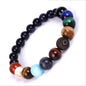 Galaxy Solar System Bracelet Universe Nine Planets Natural Stone Stars Earth Moon Bracelet For Women Man Fashion Jewelry