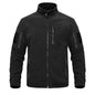 Full Zip Up Tactical Army Fleece Jacket Military Thermal Warm Outwear Windbreaker
