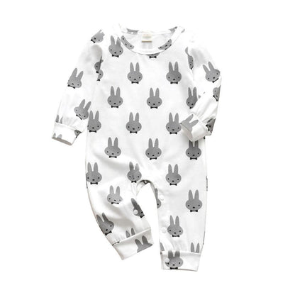 Modern Printed Baby Boys and Girls Romper Cotton Long Sleeve Jumpsuit for Infant Clothing Newborn Baby Kids