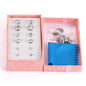 6 Pairs Vintage Stud Earrings Set for Women | Stainless Steel Snowflake Piercing