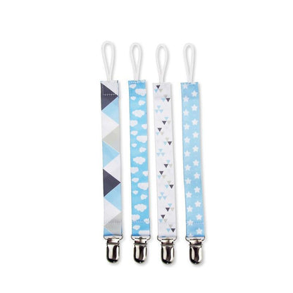 4PCS/SET Infant Pacifier Clips Holder Clip Nursing Teether Clip Nipple Holder Baby Pacifier Clip Soother Holder for Pacifier for Kids and Baby