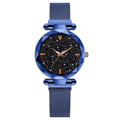 New Luxury Women Watches Ladies Watch Starry Sky Magnetic Waterproof Female Wristwatch For Women and Girls