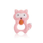 Silicone Raccoon Animal Cartoon Teether  Food Grade Chewable  Teething Toddle Safe For Baby And Perfect Gift For Babies