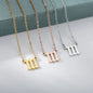 Vintage 111 444 555 666 777 888 999 Angel Number Necklace For Women Stainless Steel Chains Collar Choker Goth Aesthetic Jewelry