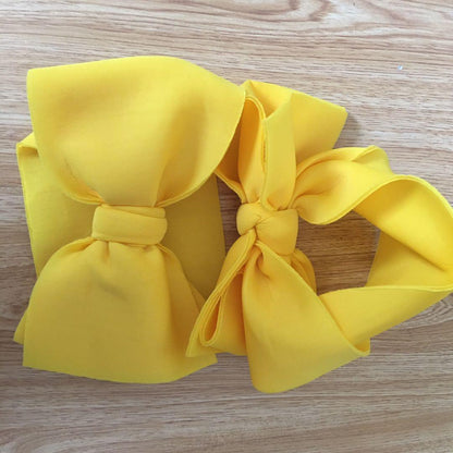 Modern Luxury Big Puff Bow Baby Girl Headbands for Girls Baby Turban Headband For Girls Baby
