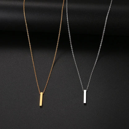 Stainless Steel Necklaces Minimalism Classic Fashion Style Men Chain Necklace For Women Jewelry Collar Pendant Gifts NEW