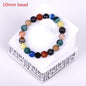Galaxy Solar System Bracelet Universe Nine Planets Natural Stone Stars Earth Moon Bracelet For Women Man Fashion Jewelry