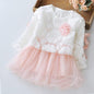 Newborn Baby Girl Cartoon Dress With Bag Infant Clothing Toddler Dress In elegant Design Made for Kids