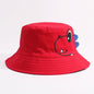 Lovely Baby Hat Soft Cotton Bucket Hat For Baby Boys and Girls Cartoon Bear Star Prints Cap Kids Fishing Hat