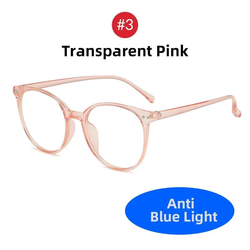 VIVIBEE Blue Light Blocking Glasses | Oversized Round Computer Eyewear for Women and Men
